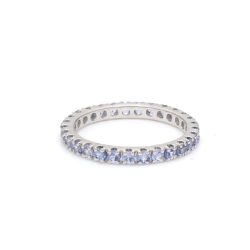 Blue Sapphire Pastel Eternity Ring